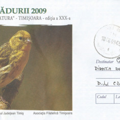 Romania, Luna Padurii 2009, intreg postal, circulat, 2009