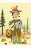 Vissevasse Poster The Zookeeper 50x70 cm