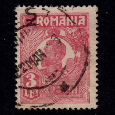 ROMANIA 1920 - FERDINAND UZUALE 3 LEI CU APOSTROF EROARE DE CATALOG