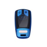 Husa Cheie Audi SmartKey TPU+PC ALBASTRU+Negru AutoProtect KeyCars