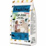 Hrana uscata pentru caini Dog&amp;Dog Expert Premium, Peste-Top, 3kg