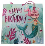 Punga de cadou mare - Mermaid | Swan Mill Paper
