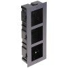 Rama montaj ingropat, 3 module, pentru Interfon modular - HIKVISION DS-KD-ACF3