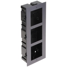 Rama montaj ingropat, 3 module, pentru Interfon modular - HIKVISION DS-KD-ACF3