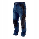 Cumpara ieftin Pantaloni de lucru tip blugi, slim fit, model Denim, marimea M/50, Dedra