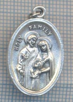 AZ 500 MEDALIE -MEDALION -TEMATICA RELIGIOASA- HOLY FAMILY foto