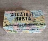 PUZZLE VECHI PERIOADA COMUNISTA, PENTRU COPII INTRE 9-14 ANI: ALCATUITI HARTA ROMANIEI-256317