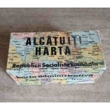 PUZZLE VECHI PERIOADA COMUNISTA, PENTRU COPII INTRE 9-14 ANI: ALCATUITI HARTA ROMANIEI-256317