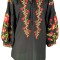 Bluza tip ie dama B2, negru/rosu , marimea 2XL