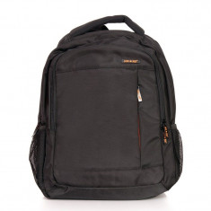 Rucsac laptop Crest Lamonza, 43 cm, Negru/Portocaliu foto