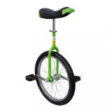 Monociclu Verde Reglabil 20 Inch, Protectie Fata Spate, Cadru Otel, Ușor de Montat, Ideal Copii +12 Ani si Adulti