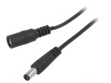 Cablu Alimentare DC 5,5/2,5mm Negru