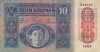 Austria 10 Kronen 1915, VF, Moneda Veche Austria-Ungaria