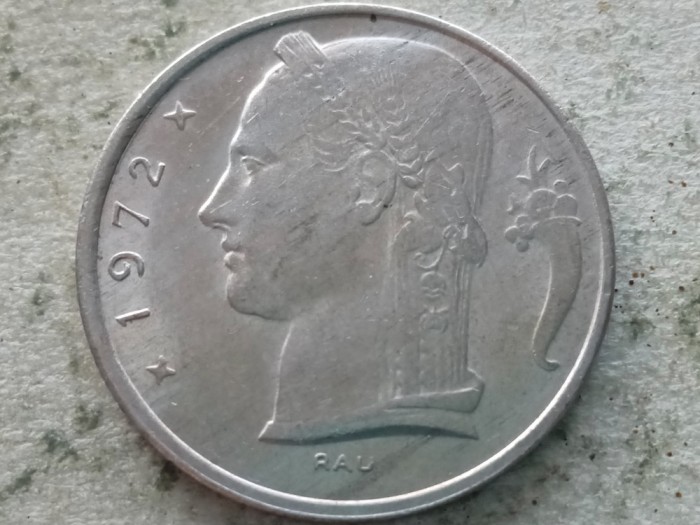 BELGIA-5 FRANCS 1972