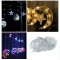 Instalatie LED, stele cu luna, 3x1m, interconectabila