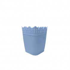 Ghiveci Dantelat Sterk, 1L, Alb, 11.5x11x14.5 cm, Plastic, Ghiveci, Ghiveci Dantelat, Ghiveci Flori, Ghiveci Pentru Flori, Ghiveci Color, Ghiveci Inte