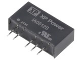 Convertor DC/DC 1W 5V la 12VDC și -12VDC SIP THT