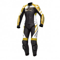 Costum Moto Spyke Estoril Sport Lady Negru / Auriu / Alb Marimea 44 110253/10111/44