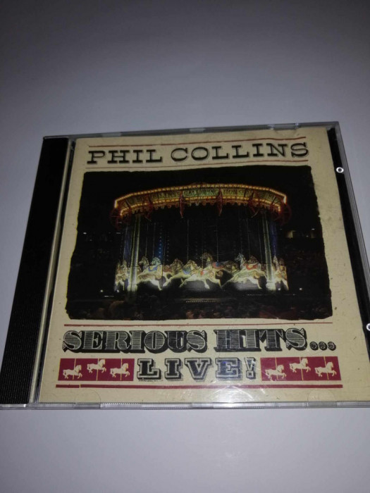 Phil Collins Serious Hits Live Cd audio 1990 WEA Ger EX