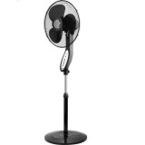 Ventilator cu picior Ecg, 50 W, 40 cm, 3 viteze, telecomanda, cablu 1.6 m, Negru