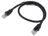 Patch cord UTP Cat6 Negru 5m