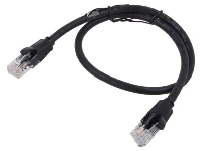Patch cord UTP Cat6 Negru 5m foto