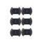 Set 6 lampi LED solare cu lumina bidirectionala pentru garduri, scari exterioare, senzor de lumina calda