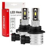 Becuri auto LED AMiO H-mini HB4 9006 6500K Canbus, 42W, 3600 lm, 9-18V, tehnologie CSP, pentru faruri cu lupa si reflector
