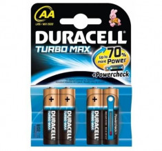Duracell Baterie alcalina Mignon (AA,R6) 1,5V MX1500 Turbo Max 4 buc foto
