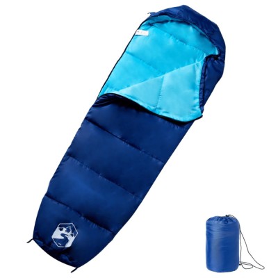 Sac de dormit tip mumie pentru adulți de camping, 3 anotimpuri foto
