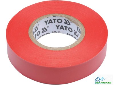 YATO Banda izolatoare PVC, 20x15x0.13 mm, Rosu foto