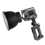 KIT Lampa Video LED Yongnuo LUX100 cu hand grip NP-F si temperatura de culoare 3200K-5600K