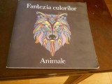 Fantezia culorilor.Animale.- Andrei Timar- carte de colorat adulti si copii.NOUA, 2017, Alta editura