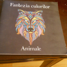 Fantezia culorilor.Animale.- Andrei Timar- carte de colorat adulti si copii.NOUA