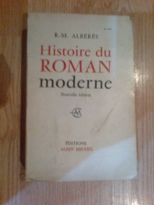 d1b Historie du Roman moderne - R. M. Alberes foto