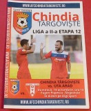 Program meci fotbal &quot;CHINDIA&quot; TARGOVISTE - UTA ARAD (14.10.)