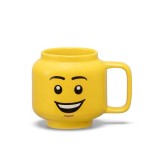 LEGO Cana mica LEGO din ceramica &ndash; Cap de baiat fericit Quality Brand