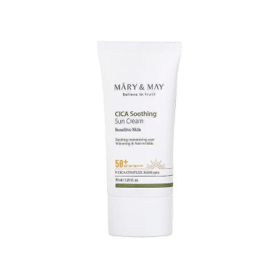 Mary and May CICA Cream solara calmanta SPF50+ PA++++ Asian Centella Cream solara calmanta 50 ml foto