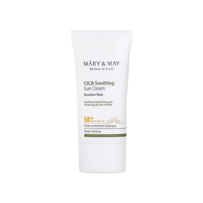 Mary and May CICA Cream solara calmanta SPF50+ PA++++ Asian Centella Cream solara calmanta 50 ml