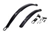 Set Aparatori Noroi Bicicleta 24-28 inch, Fata+Spate, Plastic, Negru, WM