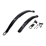Set aparatoari noroi WM, fata+spate plastic, roata 24&quot;-28&quot;, culoare negru Cod:AWR2155