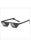 Cumpara ieftin Ochelari de soare Thug Life Pixel, plastic, negri