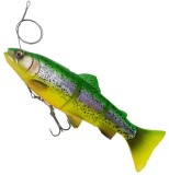Swimbait Articulat SAVAGE GEAR 4D Line Thru Trout SS, Firetrout, 180g, 25cm, 1buc/pac