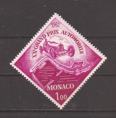 Monaco1962-Al 20-lea G.P.Monaco+31-lea Raliu de la Monte Carlo,2 serii,4poze,MNH foto