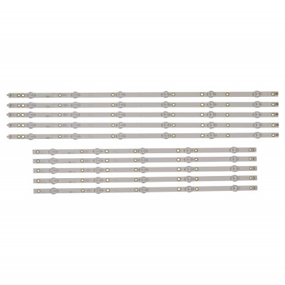 Set barete Philips PT580F2-PU1L.Q REV: S01A; LB58003 V0_01 LB58003 V1_01; 5*(5LED+ 6LED) foto