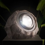 Lampa solara LED de exterior &ndash; forma de piatra &ndash; alba &ndash; 20 x 12 x 16 cm Best CarHome, Garden Of Eden