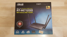 Router Wireless Gigabit, ASUS RT-AC1200, Dual-Band 300 + 867Mbps foto