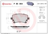 BREMBO P 85 064 PRIME LINE set placute frana,frana disc