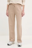 Rossignol pantaloni de trening Presset culoarea bej, neted, RLNWP21