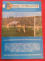 Program meci fotbal SPORTUL STUDENTESC-STEAUA Bucuresti (decembrie 1989) foto